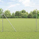 Vidaxl Zaunpfahl Silber 10 x 1,5 m (60 x 60 mm Maschenweite) Stahl