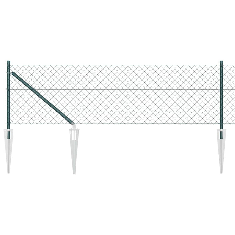 Vidaxl Zaunpfahl grün 10 x 0,6 m (40 x 40 mm Maschenweite)