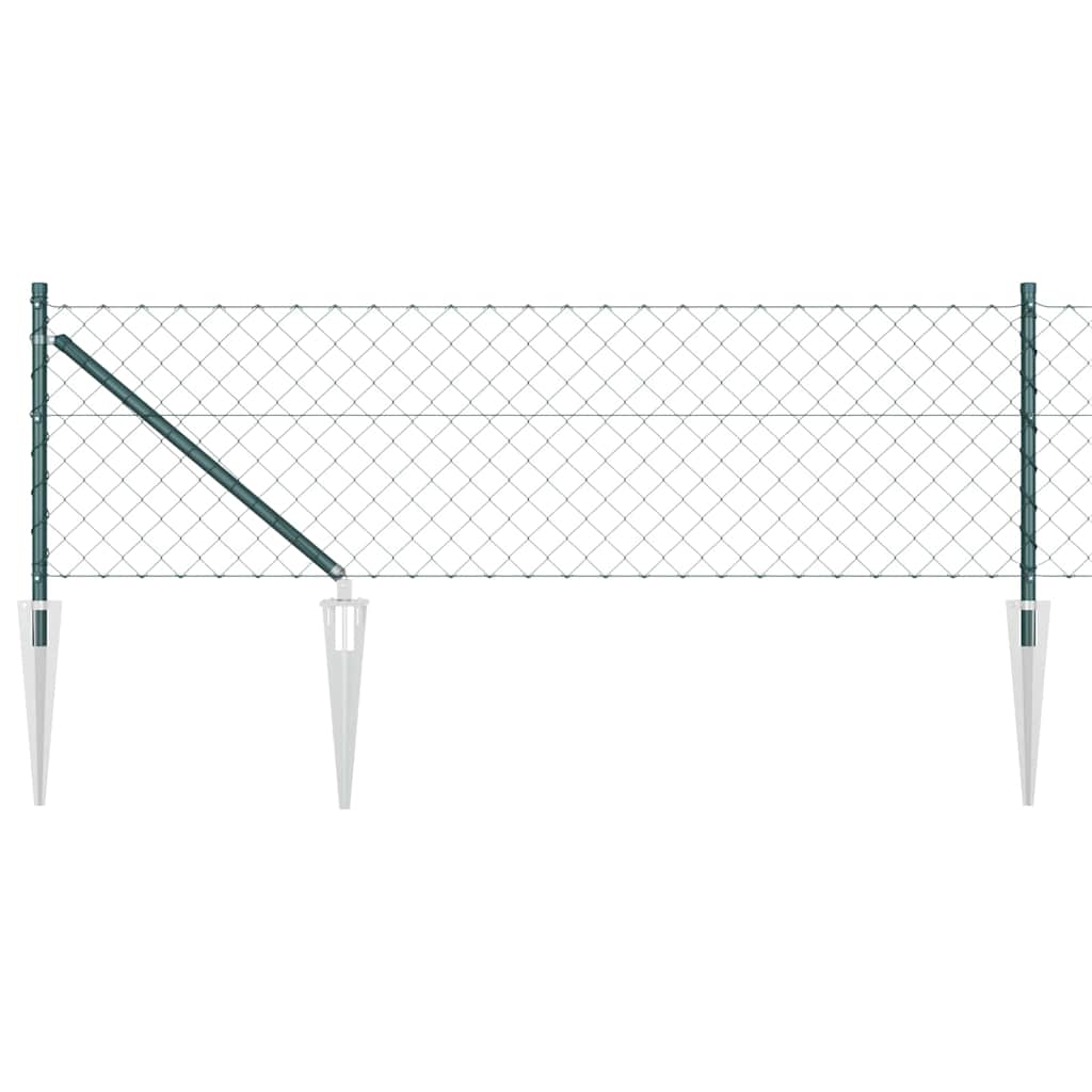 Vidaxl Zaunpfahl grün 10 x 0,6 m (60 x 60 mm Maschenweite)