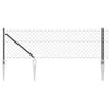 Vidaxl Zaunpfahl grau 10 x 0,8 m (60 x 60 mm Maschenweite)
