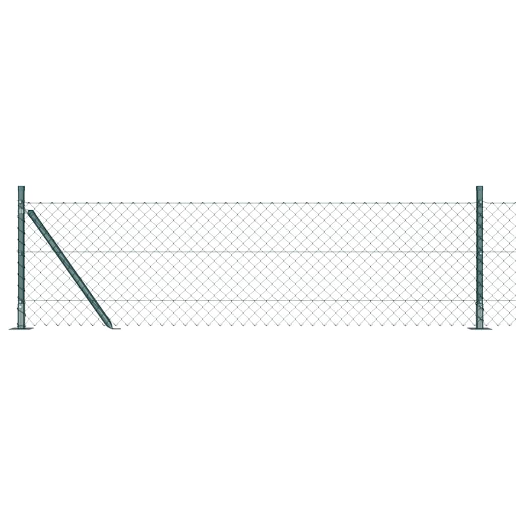 Vidaxl Zaunpfahl grün 10 x 0,4 m (40 x 40 mm Maschenweite)