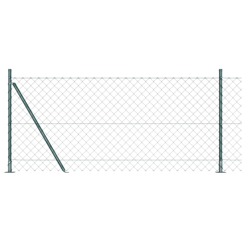 Vidaxl Zaunpfahl grün 10 x 0,8 m (60 x 60 mm Maschenweite)