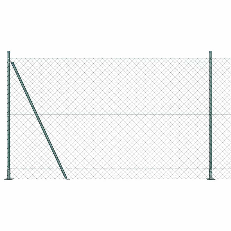 Vidaxl Zaunpfahl grün 10 x 1,4 m (60 x 60 mm Maschenweite)