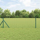 Vidaxl-Zaun mit Pfosten grün 0,8 x 10 m aus Stahl und PVC