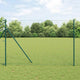 Vidaxl-Zaun mit Pfosten grün 1,6 x 10 m aus Stahl und PVC