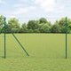 Vidaxl-Zaun mit Pfosten grün 1,6 x 10 m aus Stahl und PVC