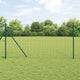 Vidaxxl Zaun mit Pfosten grün 1 x 10 m Stahl