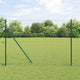 Vidaxxl Zaun mit Pfosten Grün 1,5 x 10 m Stahl