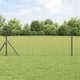 Vidaxl-Zaun mit Pfosten grau 0,4 x 10 m aus Stahl und PVC