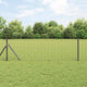 Vidaxxl Zaun mit Pfosten grau 0,8 x 10 m Stahl