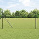 Vidaxxl Zaun mit Pfosten grau 1,2 x 10 m Stahl
