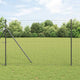 Vidaxl-Zaun mit Pfosten grau 1,5 x 10 m Stahl