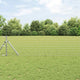 Vidaxl-Zaun mit Pfosten silber 0,6 x 10 m aus Stahl und PVC
