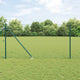 Vidaxxl-Zaun mit Pfosten grün 1,4 x 10 m aus Stahl und PVC