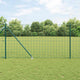 Vidaxxl-Zaun mit Pfosten grün 1,4 x 10 m aus Stahl und PVC