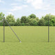 Vidaxl-Zaun mit Pfosten grau 1,6 x 10 m aus Stahl und PVC