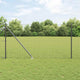 Vidaxxl Zaun mit Pfosten grau 1,2 x 10 m Stahl