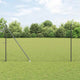 Vidaxl-Zaun mit Pfosten grau 1,5 x 10 m Stahl