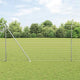 Vidaxl Zaun mit Pfosten Silber 1,5 x 10 m Stahl