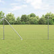 Vidaxxl Zaun mit Pfosten Silber 1,2 x 10 m Stahl