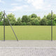 Vidaxl-Zaun mit Pfosten grau 1,4 x 10 m aus Stahl und PVC
