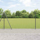 Vidaxxl Zaun mit Pfosten grau 1,2 x 10 m Stahl