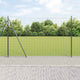 Vidaxl-Zaun mit Pfosten grau 1,5 x 10 m Stahl
