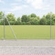Vidaxxl Zaun mit Pfosten Silber 1,4 x 10 m Stahl