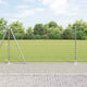 Vidaxxl Zaun mit Pfosten Silber 1,2 x 10 m Stahl