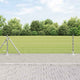 Vidaxxl Zaun mit Pfosten Silber 0,6 x 10 m Stahl