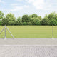 Vidaxxl Zaun mit Pfosten Silber 0,6 x 10 m Stahl