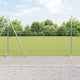 Vidaxl Zaun mit Pfosten Silber 1,5 x 10 m Stahl