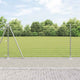 Vidaxxl Zaun mit Pfosten Silber 1,2 x 10 m Stahl