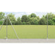 Vidaxl Zaun mit Pfosten Silber 1,5 x 10 m Stahl