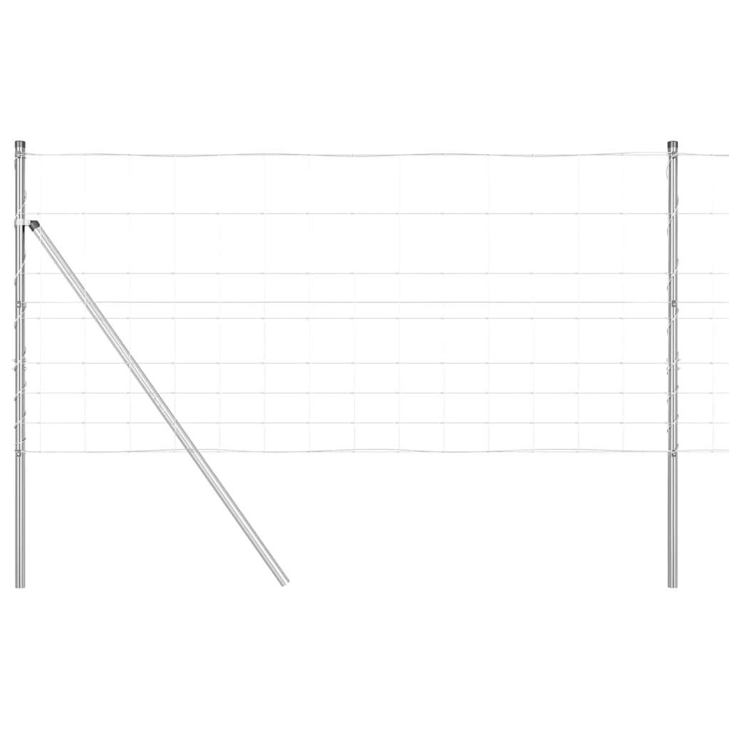 Vidaxl Zaunpfosten verzinkt 25 x 1 m Stahl