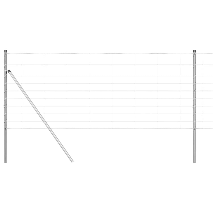 Vidaxl Zaunpfosten verzinkt 25 x 1 m Stahl