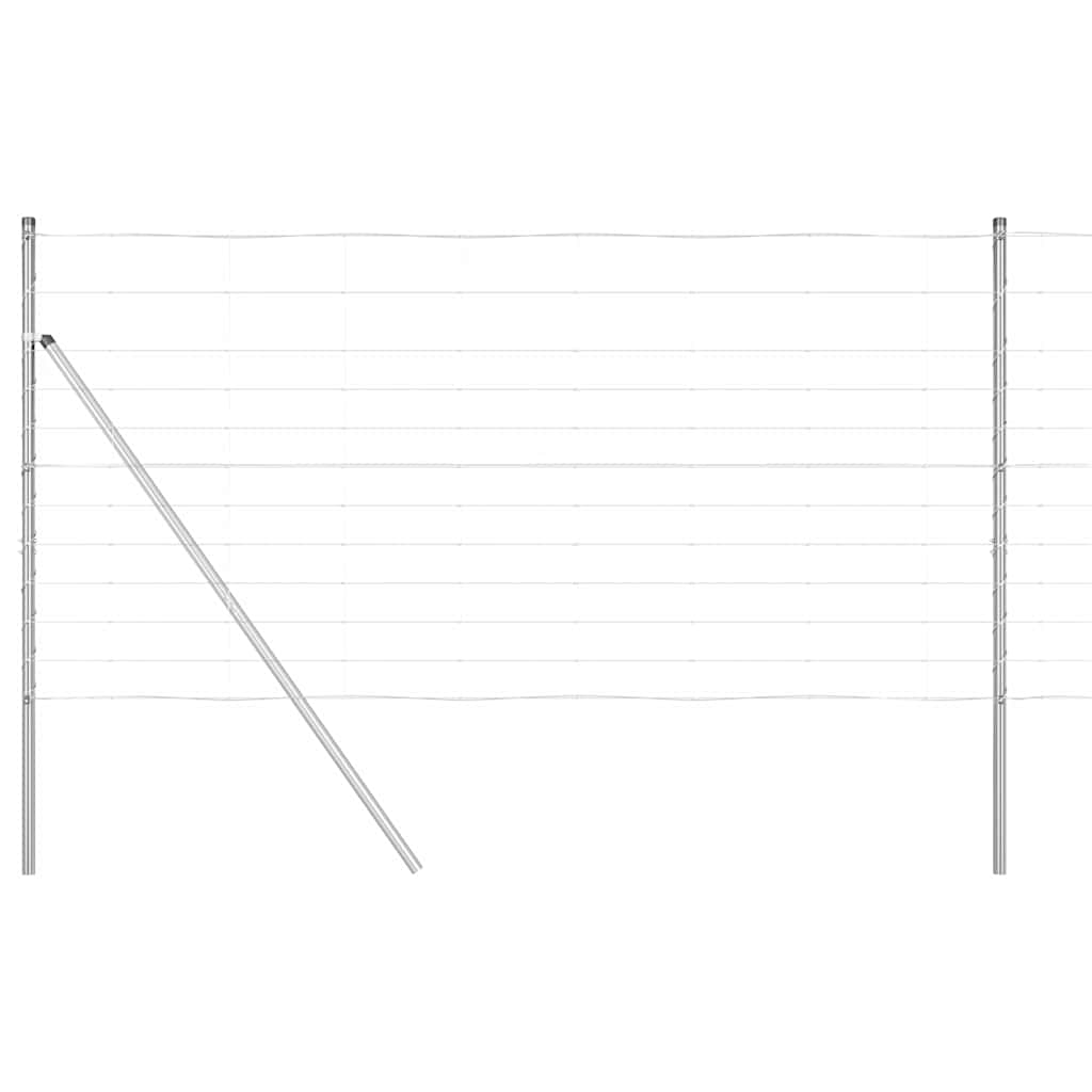 Vidaxl Zaunpfosten verzinkt 25 x 1,2 m Stahl