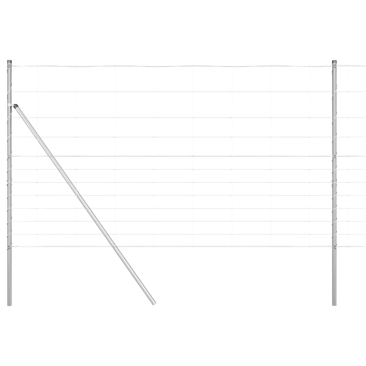 Vidaxl Zaunpfosten verzinkt 25 x 1,4 m Stahl