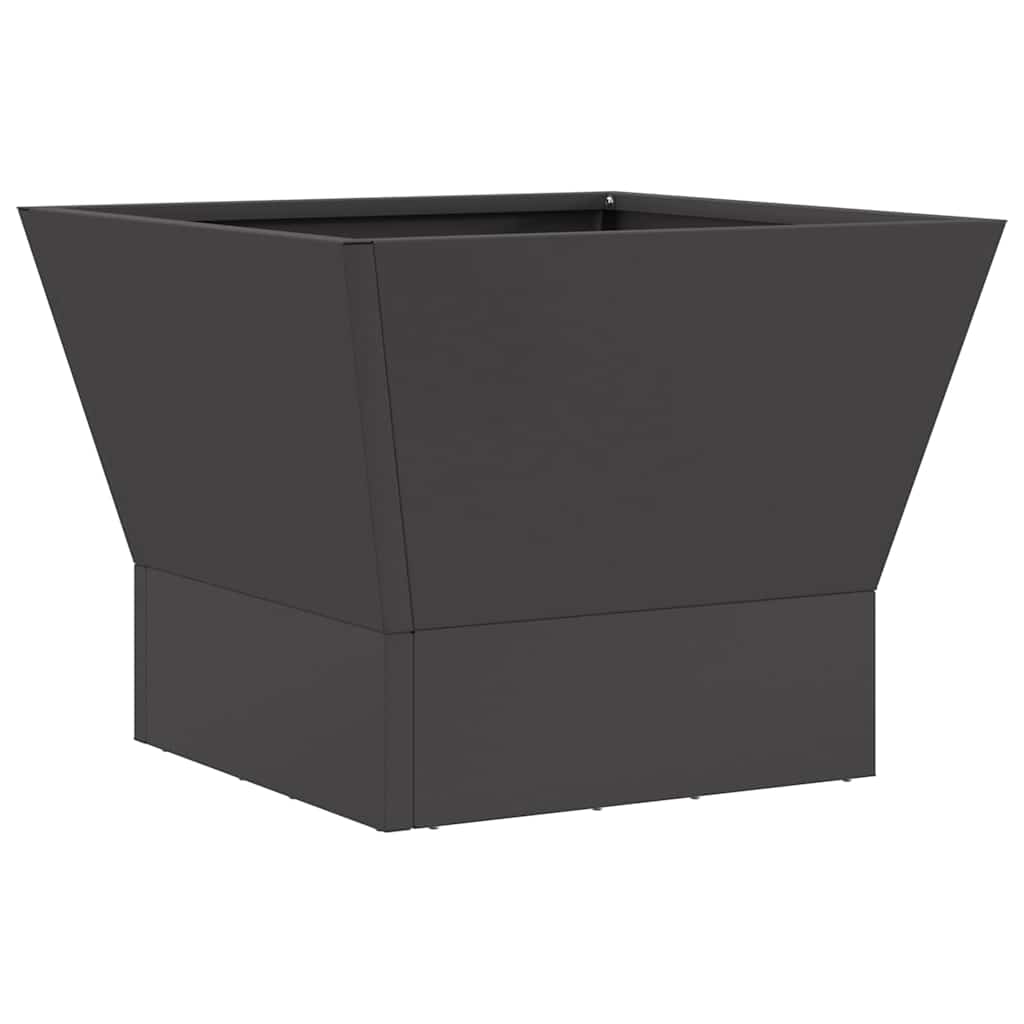 Vidaxl Feuerkorb schwarz 40 x 40 x 35 cm Stahl