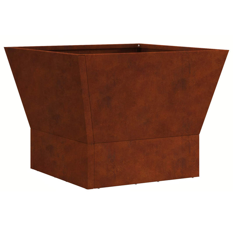 Vidaxl Feuerkorb braun 40 x 40 x 35 cm Cortenstahl