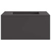 Vidaxl Feuerkorb schwarz 60 x 60 x 30 cm Stahl