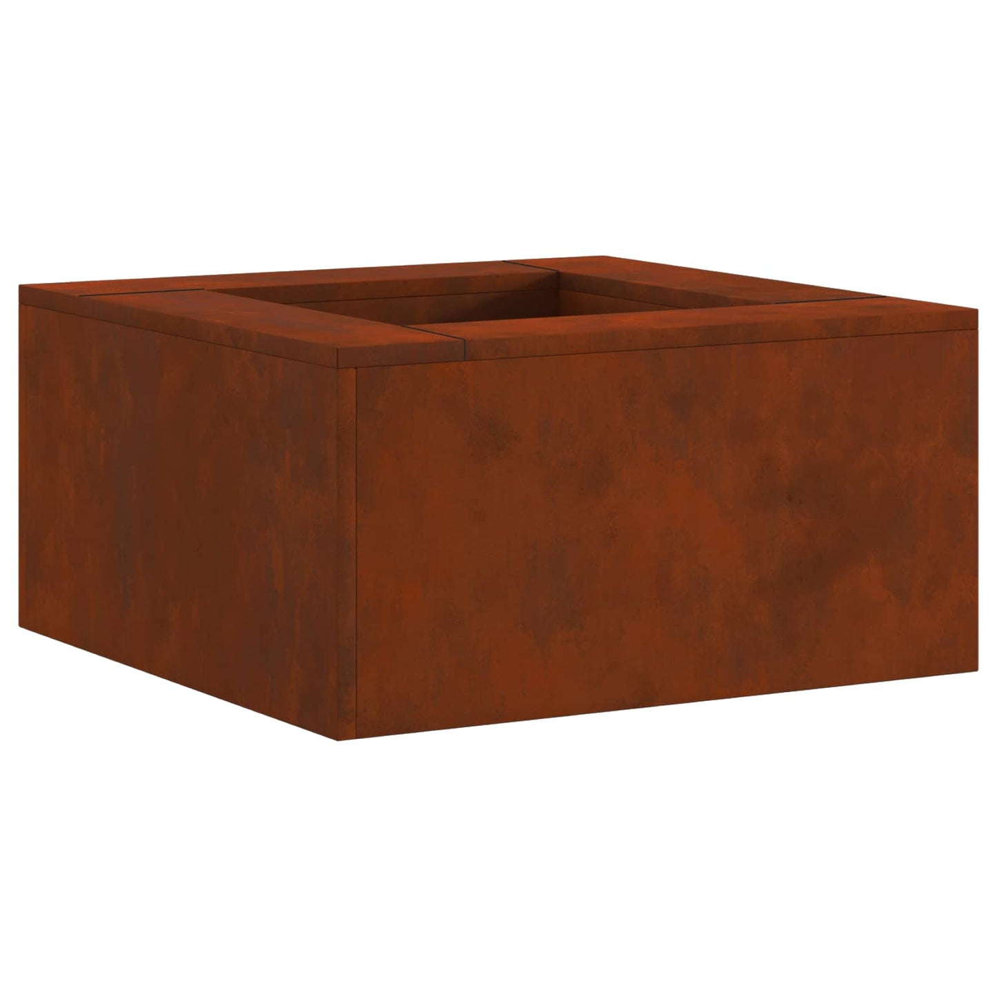 Vidaxl Feuerkorb braun 60 x 60 x 30 cm Cortenstahl