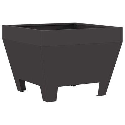Vidaxl Feuerkorb schwarz 50 x 50 x 38 cm Stahl