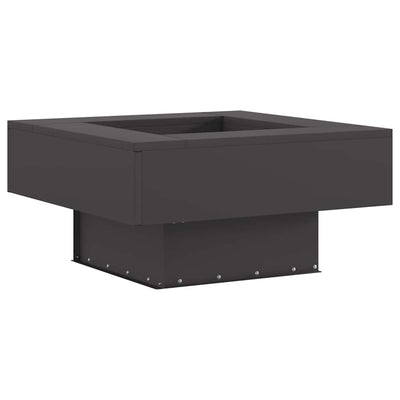 Vidaxl Feuerkorb schwarz 60 x 60 x 30 cm Stahl