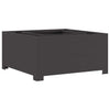 Vidaxl Feuerkorb schwarz 80 x 80 x 40 cm Stahl