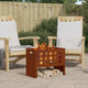 Vidaxl Feuerkorb braun 50 x 30 x 40 cm Stahl