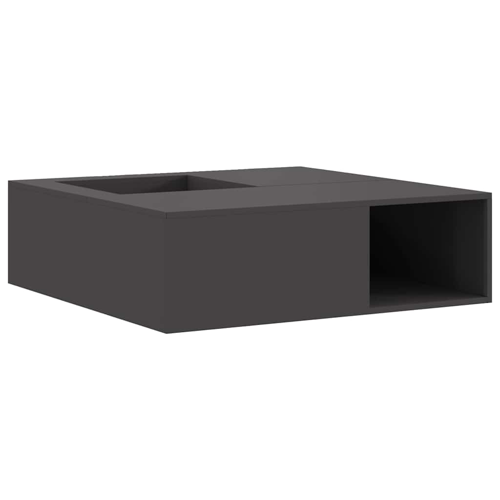 VidaXL Feuerkorb schwarz 100 x 100 x 30 cm Stahl