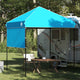 Vidaxx Markisenzelt blau 194 x 194 x 251 cm Stoff