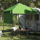 Vidaxx Markisenzelt grün 194 x 194 x 251 cm Stoff