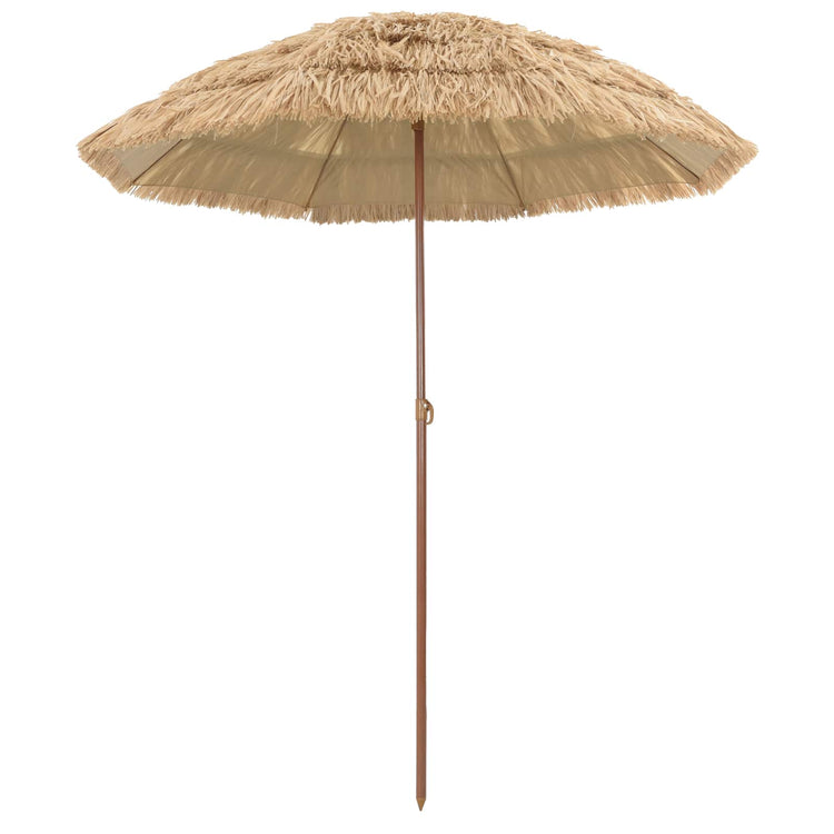 Vidaxx Strandschirm Natur 255 x 255 x 255 cm Polyester und Stahl